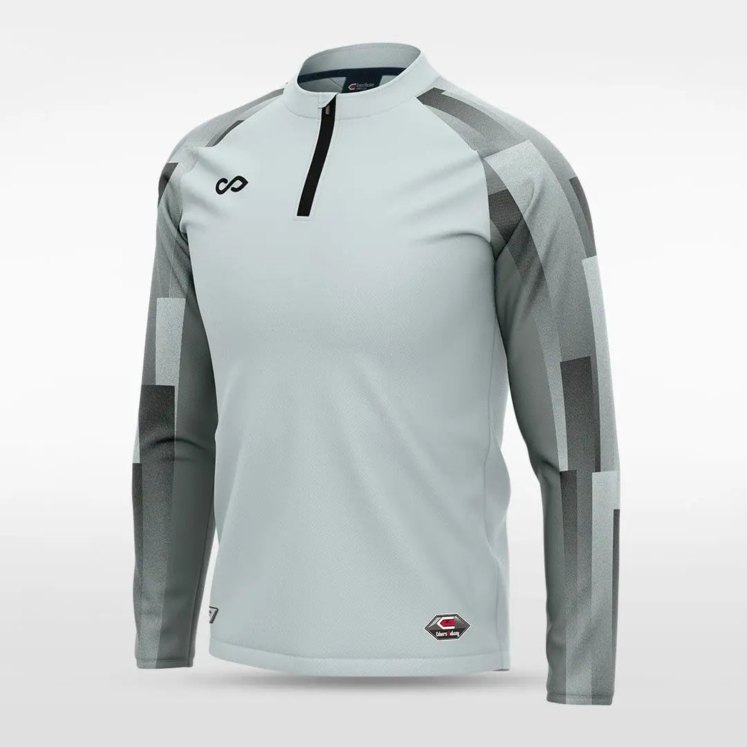 Cikers Sports Jackets Grey / S Embrace Urban Forest - Customized Men's 1/4 Zip Jacket