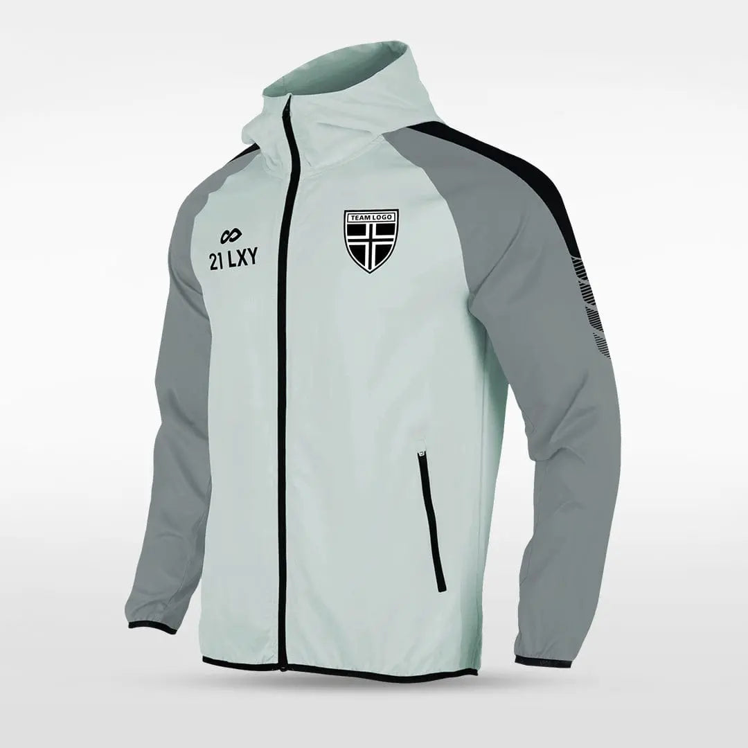 Cikers Sports Jackets Grey / S Embrace Wind Stopper - Customized Men's Sublimated Full-Zip Waterproof