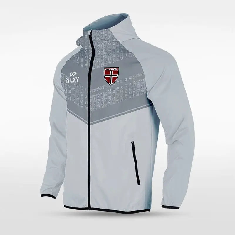 Cikers Sports Jackets Grey / S Historic Egypt - Customized Men's Sublimated Full-Zip Waterproof