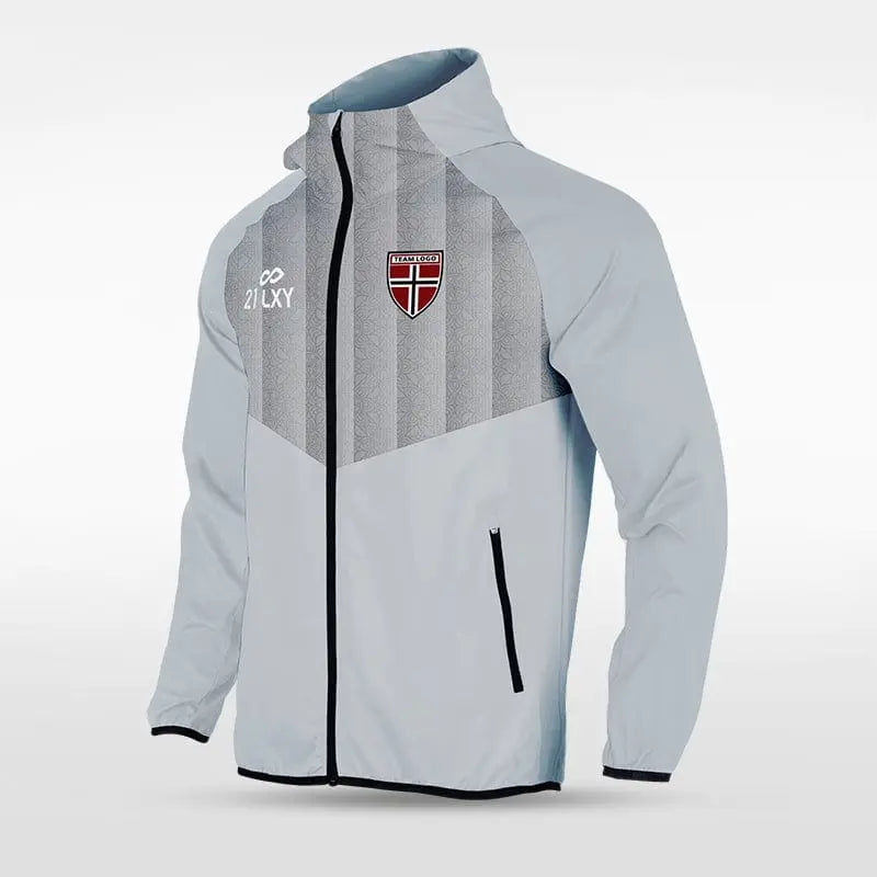 Cikers Sports Jackets Grey / S Historic India - Customized Men's Sublimated Full-Zip Waterproof