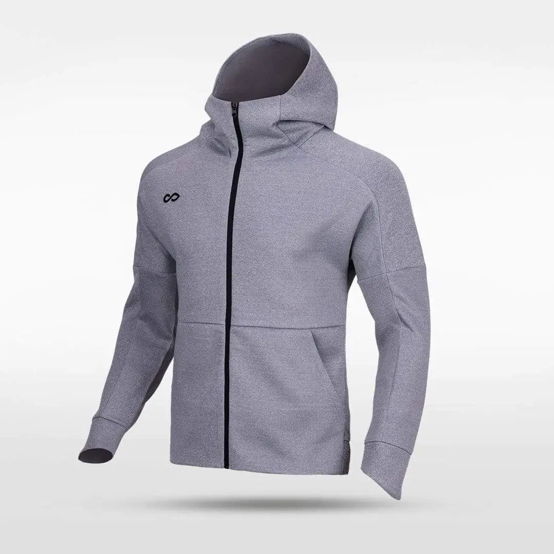 Cikers Sports Jackets Grey / S Windrunner - Customized Full-Zip Jacket with Hoodie