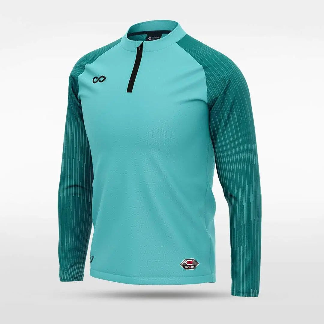 Cikers Sports Jackets Mint / S Embrace Orbit - Customized Men's 1/4 Zip Jacket