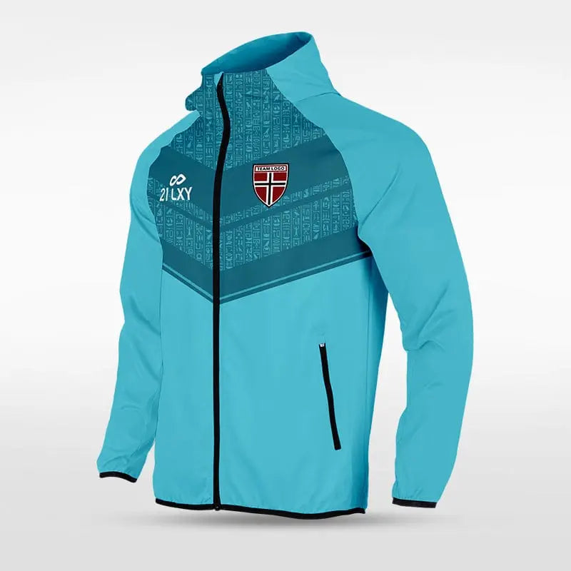 Cikers Sports Jackets Mint / S Historic Egypt - Customized Men's Sublimated Full-Zip Waterproof