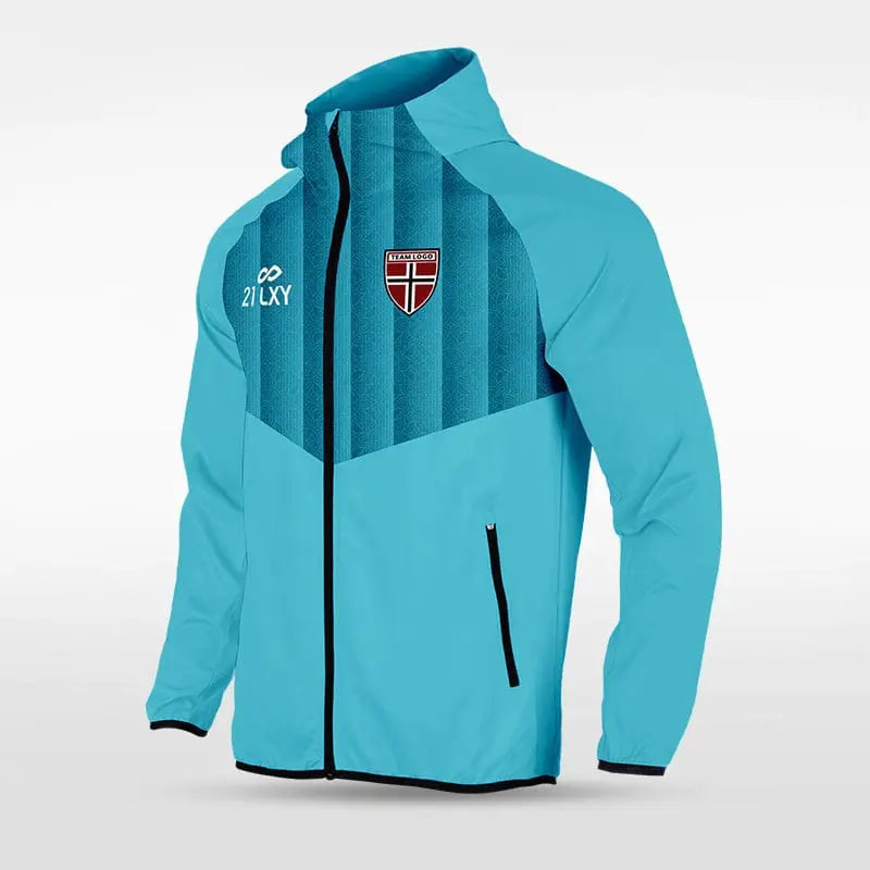 Cikers Sports Jackets Mint / S Historic India - Customized Men's Sublimated Full-Zip Waterproof