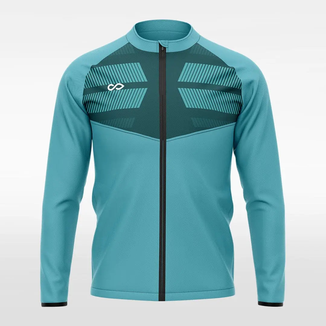 Cikers Sports Jackets Mint / S Notre Dame - Customized Men's Sublimated Full-Zip Jacket