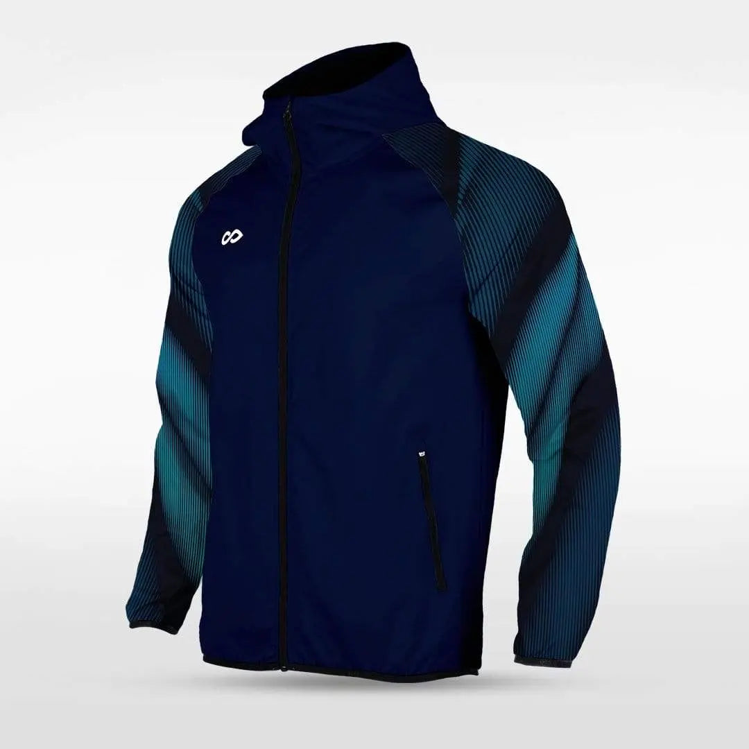 Cikers Sports Jackets Navy / S Embrace Aurora - Customized Men's Sublimated Full-Zip Waterproof