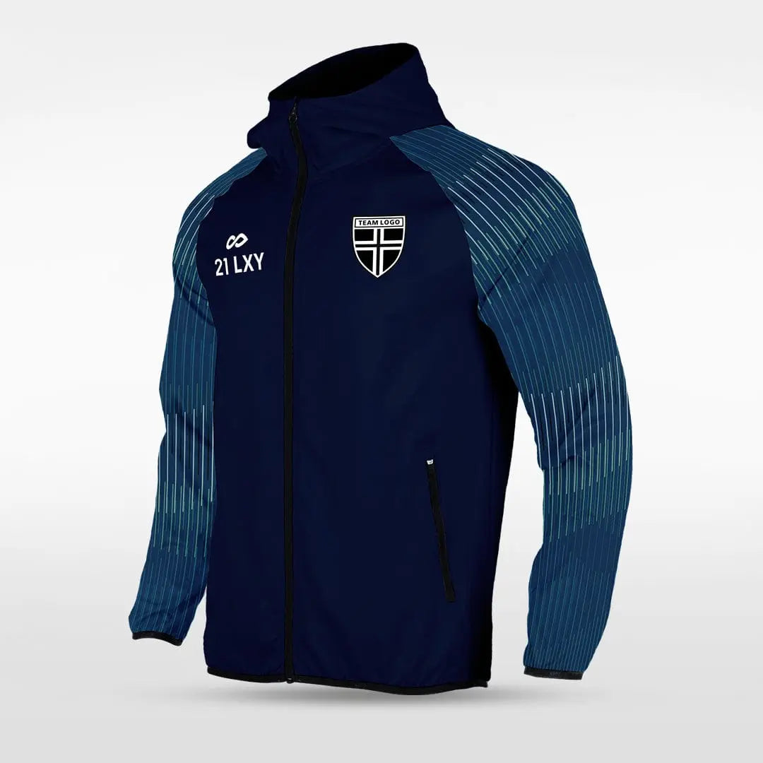 Cikers Sports Jackets Navy / S Embrace Orbit - Customized Men's Sublimated Full-Zip Waterproof