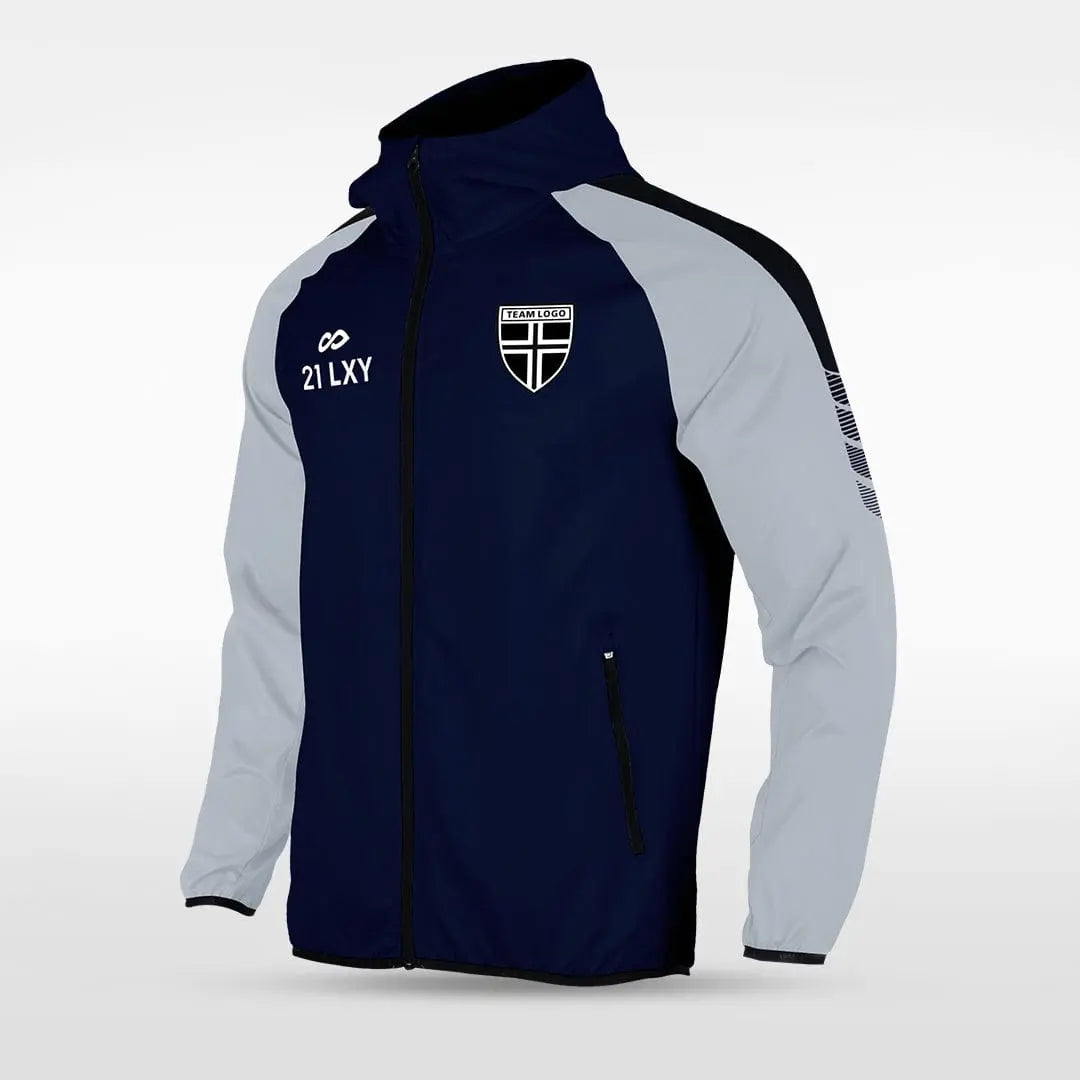 Cikers Sports Jackets Navy / S Embrace Wind Stopper - Customized Men's Sublimated Full-Zip Waterproof