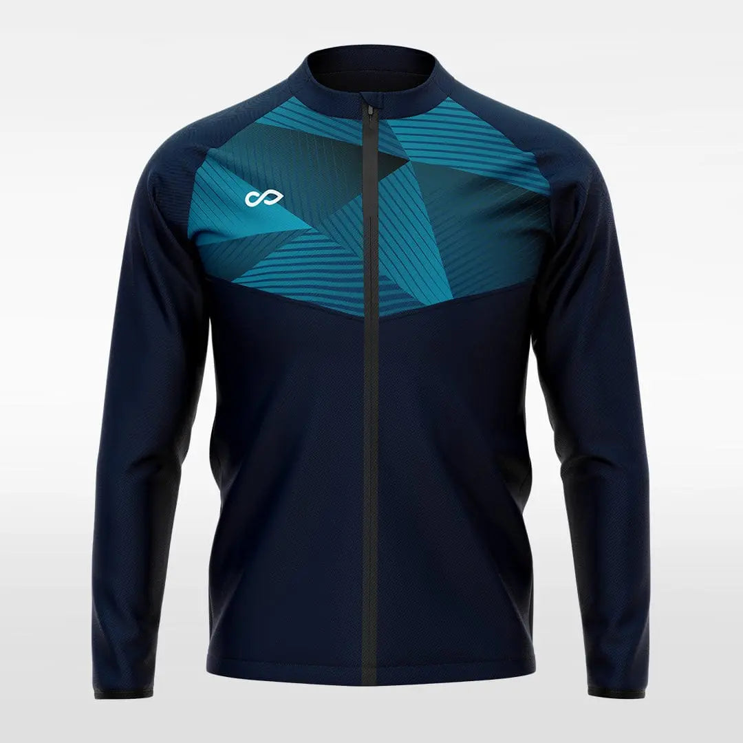 Cikers Sports Jackets Navy / S Poseidon - Customized Men's Sublimated Full-Zip Jacket