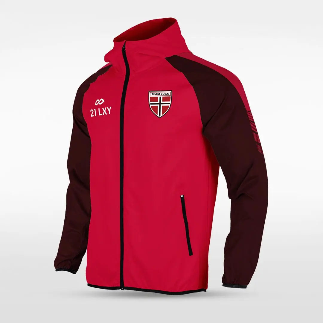 Cikers Sports Jackets Red / S Embrace Wind Stopper - Customized Men's Sublimated Full-Zip Waterproof
