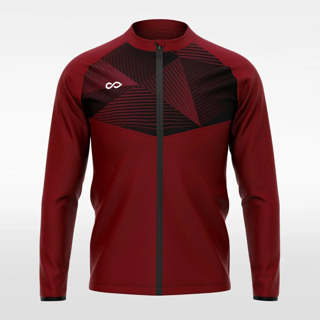 Cikers Sports Jackets Red / S Poseidon - Customized Men's Sublimated Full-Zip Jacket