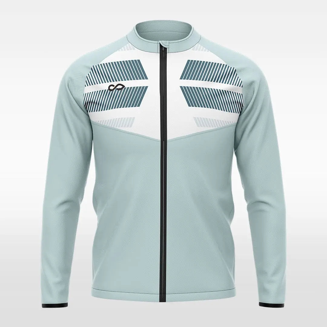 Cikers Sports Jackets White / S Notre Dame - Customized Men's Sublimated Full-Zip Jacket