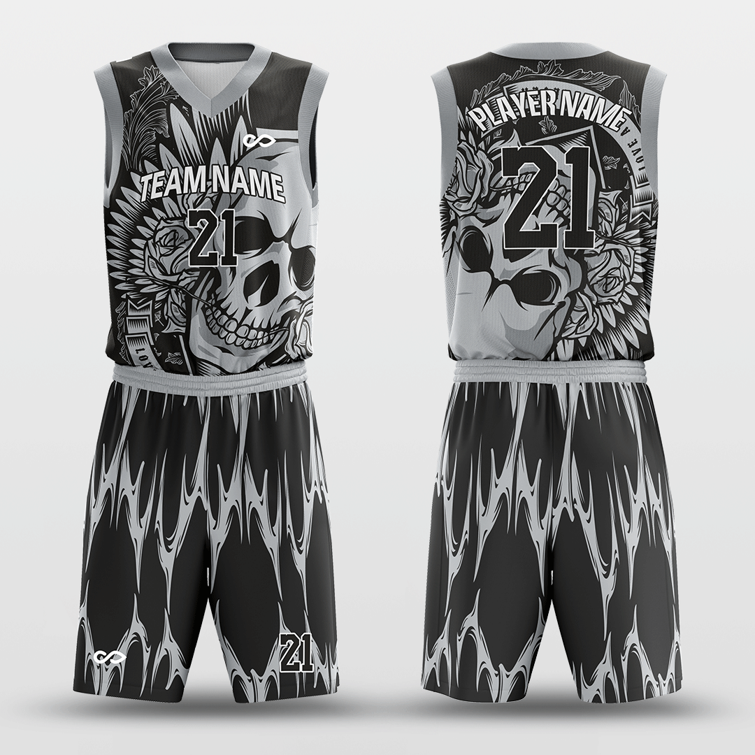 Cikers Sports Love and Death - Customized Sublimated Basketball Set