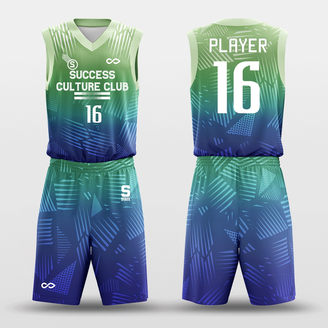 Cikers Sports Maker - Customized Sublimated Basketball Set