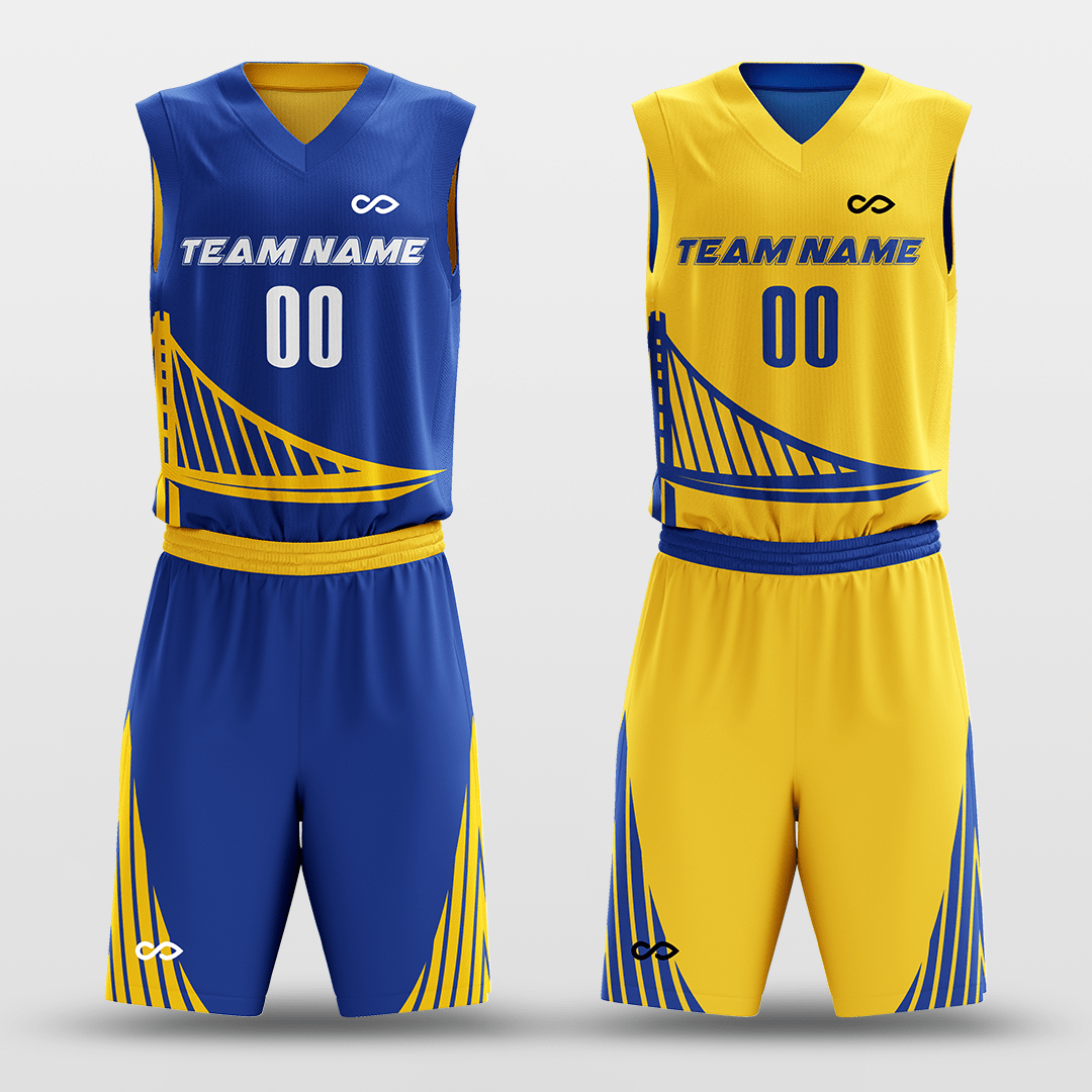 Cikers Sports Manhattan - Customized Reversible Sublimated Basketball Set
