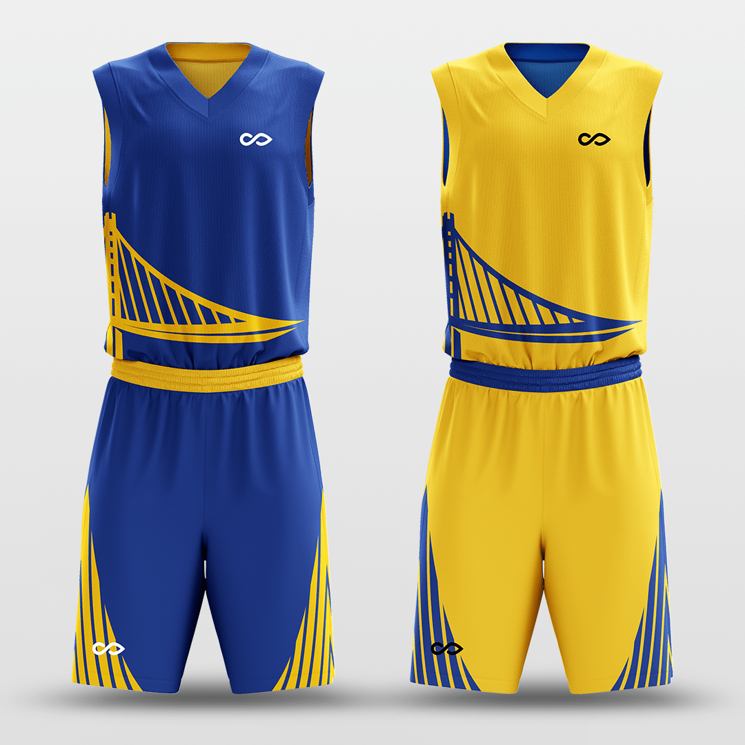 Cikers Sports Manhattan - Customized Reversible Sublimated Basketball Set