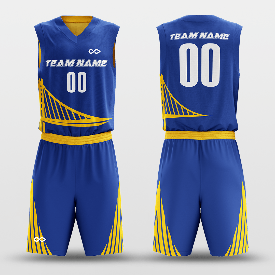 Cikers Sports Manhattan - Customized Reversible Sublimated Basketball Set