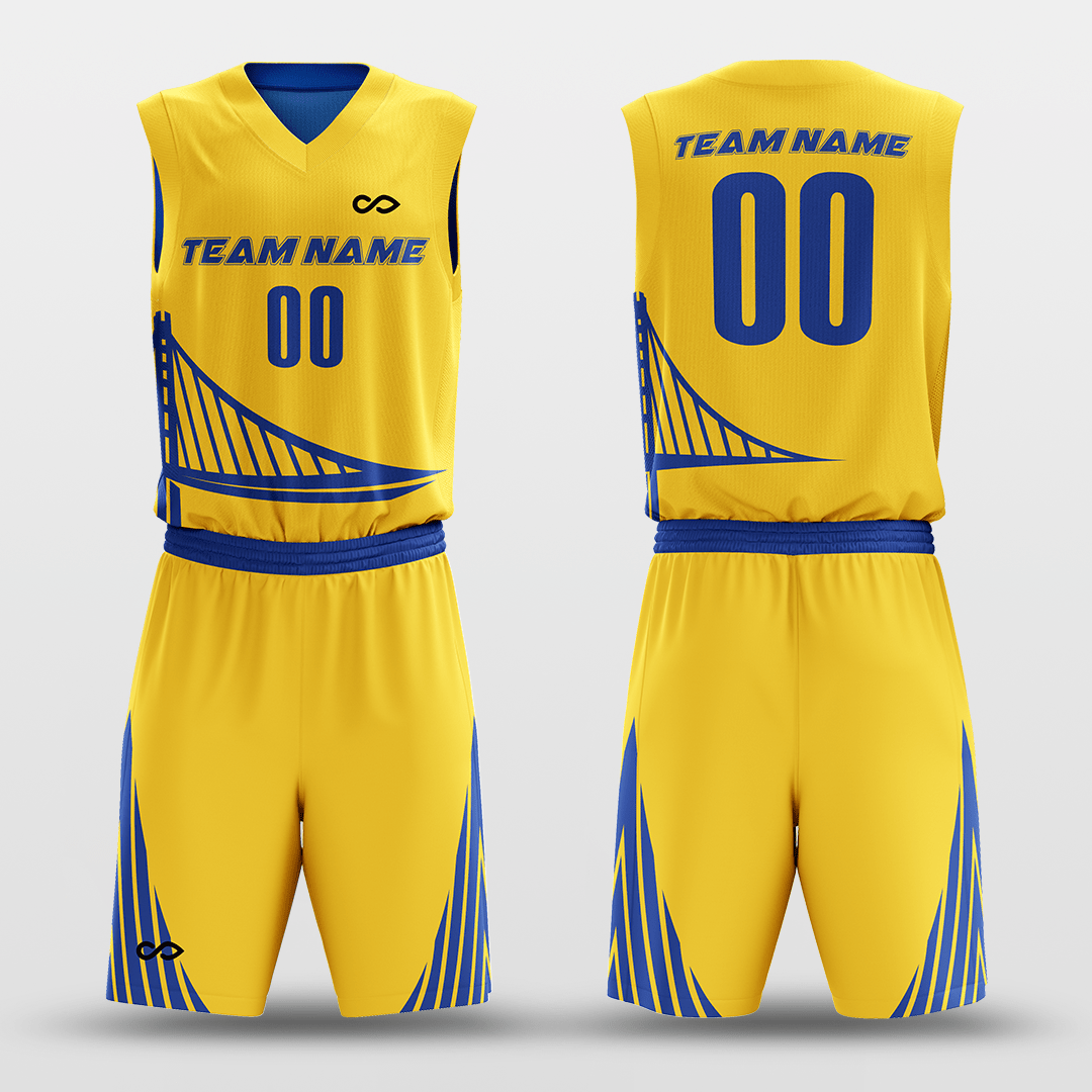 Cikers Sports Manhattan - Customized Reversible Sublimated Basketball Set