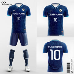 Cikers Sports Marble Pattern - All Over Sublimation Soccer Kits Short Sleeve