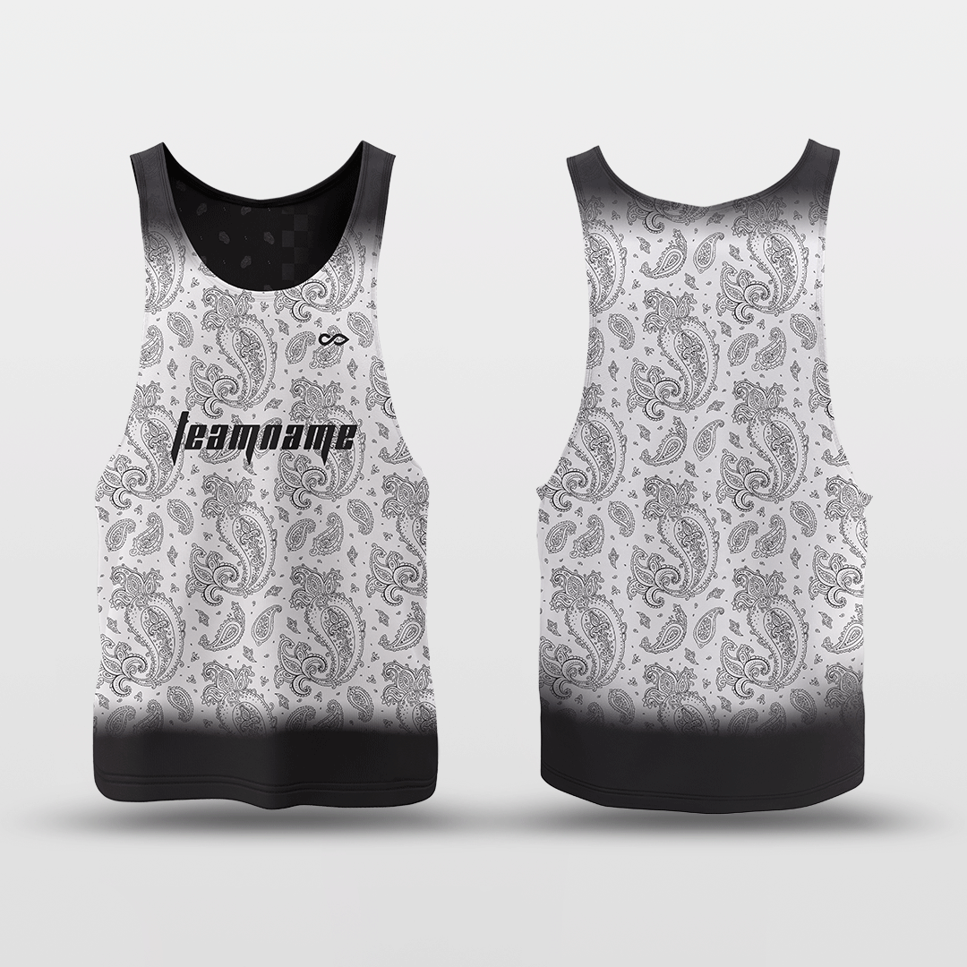 Cikers Sports Paisley - Customized Reversible Quick Dry Basketball Jersey