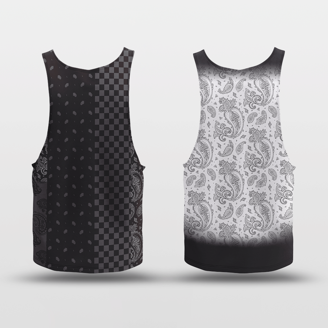 Cikers Sports Paisley - Customized Reversible Quick Dry Basketball Jersey