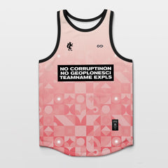 Cikers Sports Pink / S Seaofstars - Customized Basketball Jersey