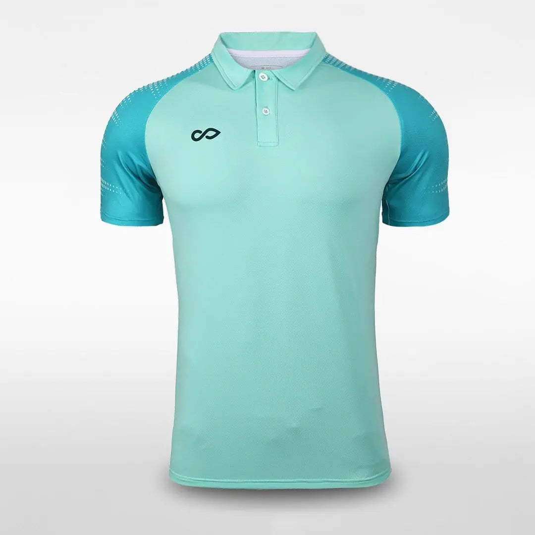 Cikers Sports polo Green / S Sky - Men's Sublimated Polo