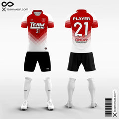 Cikers Sports Red / S Continent - Men's Sublimated Football Kit