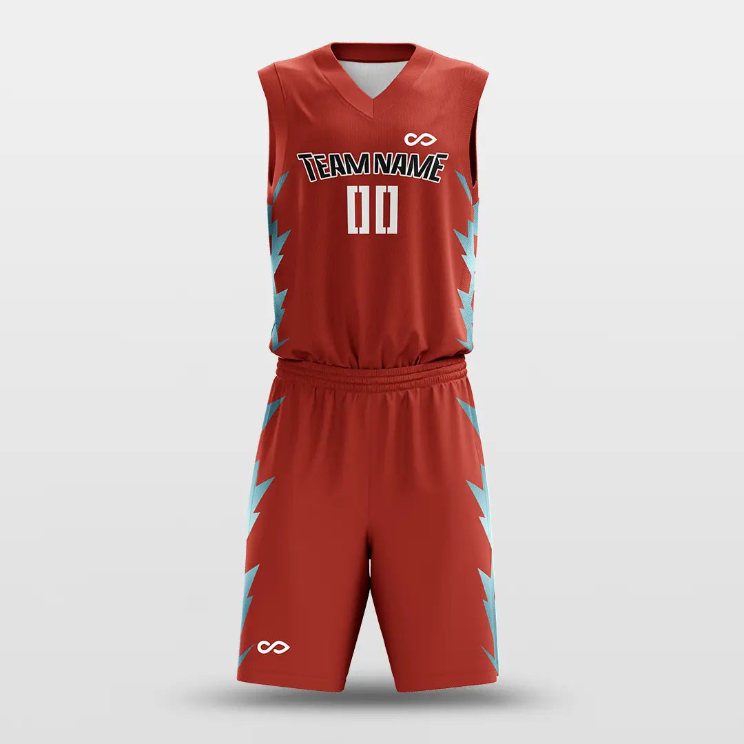 Cikers Sports Red / S Spark - Customized Sublimated Basketball Set