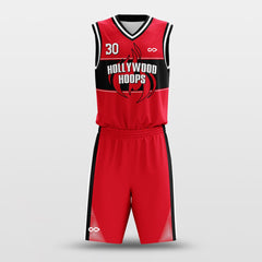 Cikers Sports Red / S The Flame - Customized Sublimated Basketball Set