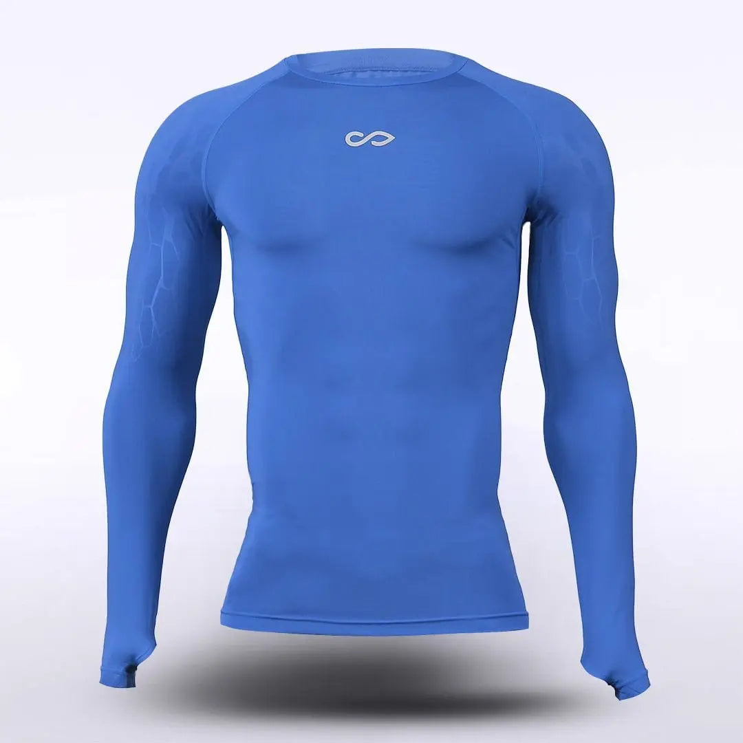 Cikers Sports Running Clothing Dark Blue / S Dragon Vein - Adult Long Sleeve Compression Top