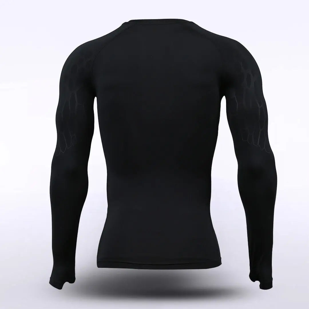 Cikers Sports Running Clothing Dragon Vein - Adult Long Sleeve Compression Top