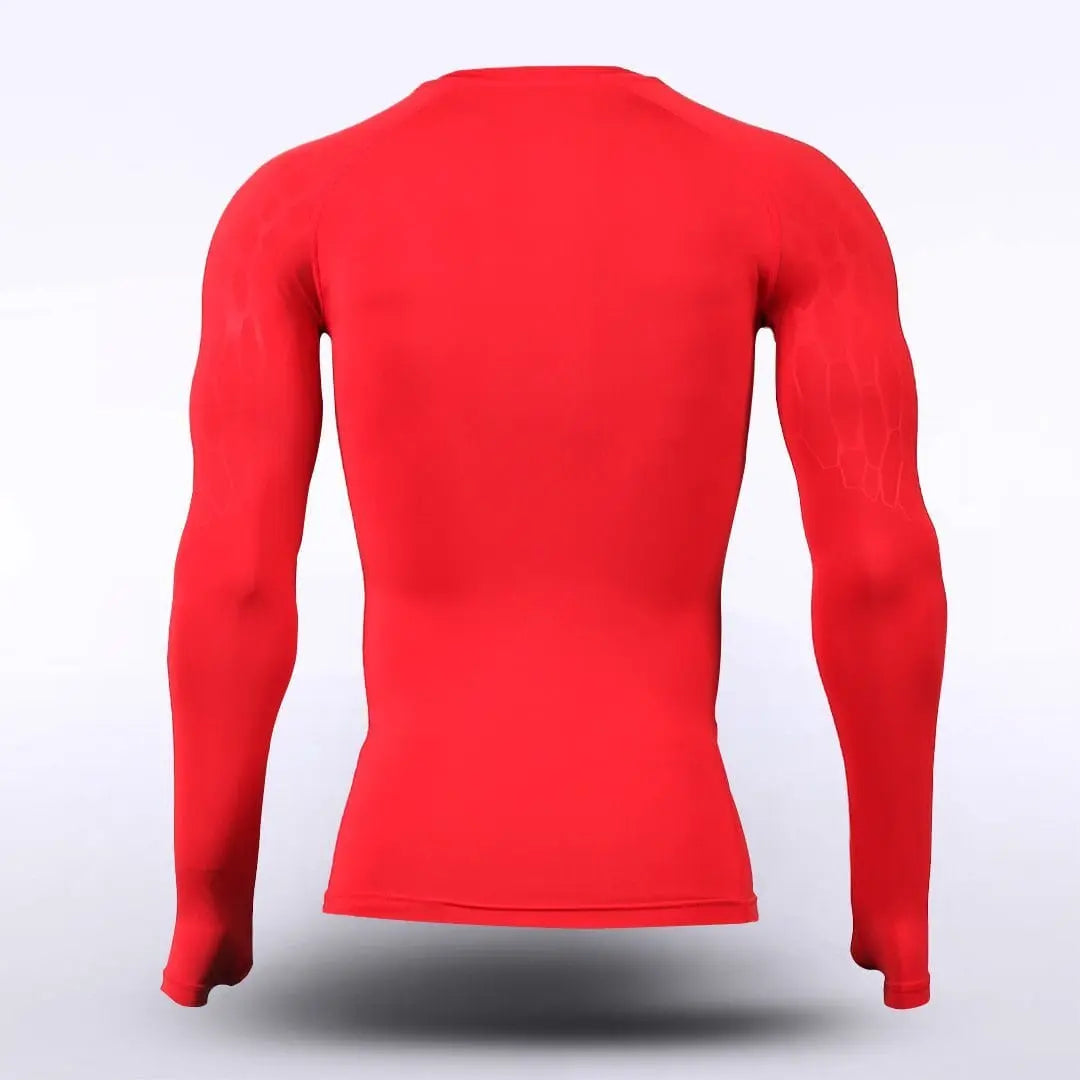 Cikers Sports Running Clothing Dragon Vein - Adult Long Sleeve Compression Top