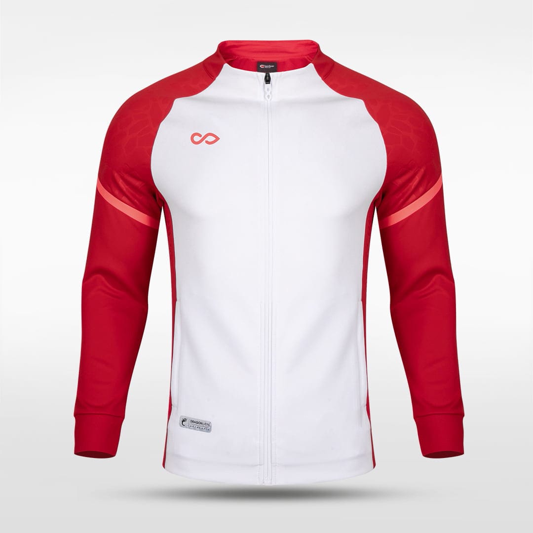 Cikers Sports Running Clothing White / S Dragon Vein 4 - Adult Full-Zip Jacket