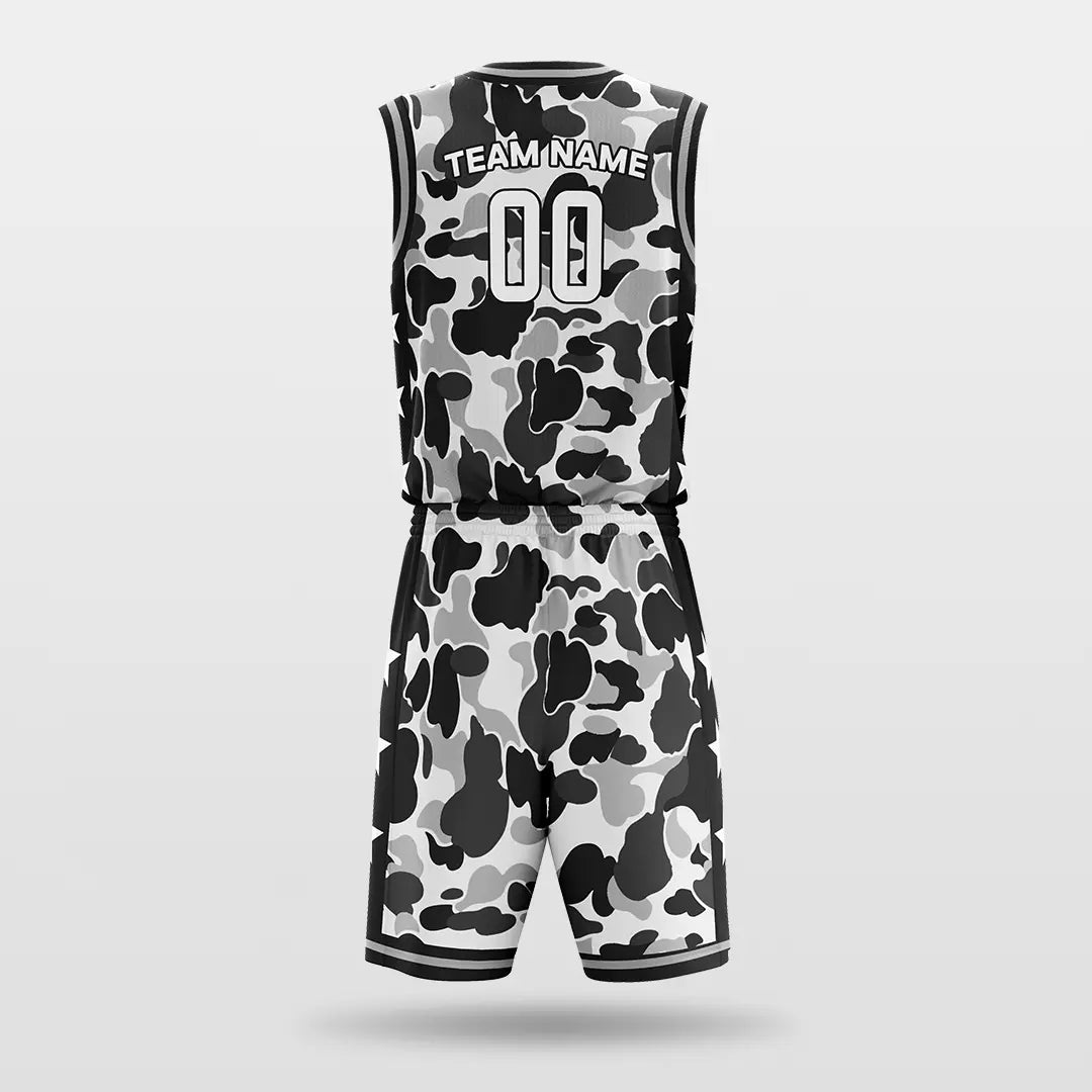Cikers Sports Snow Leopard - Customized Sublimated Basketball Set