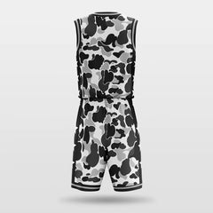 Cikers Sports Snow Leopard - Customized Sublimated Basketball Set