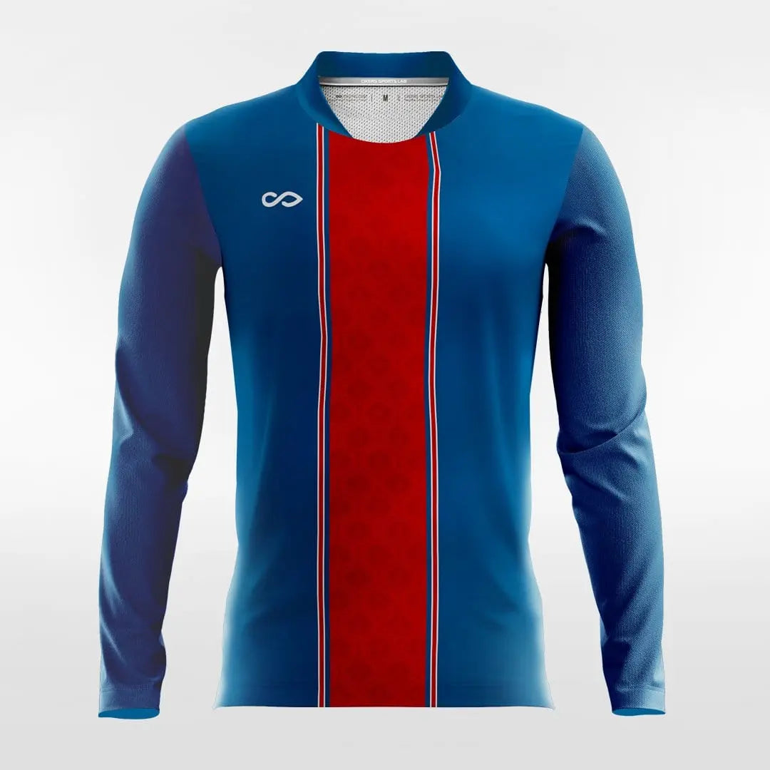 Cikers Sports Soccer Jersey Apollo - Customized Men's Sublimated Long Sleeve Soccer Jersey