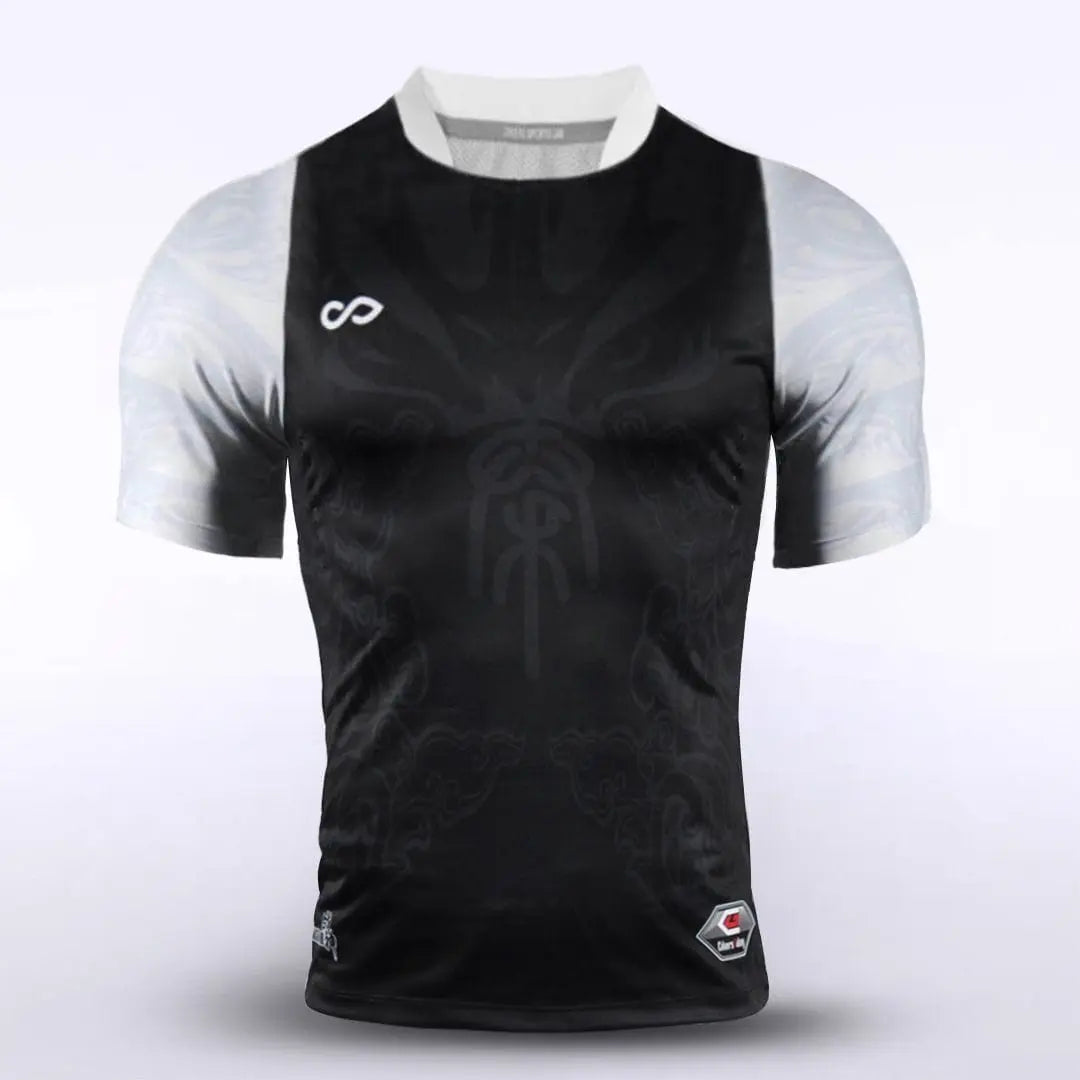 Cikers Sports Soccer Jersey Black / S Ice Dragon - Mens Sublimated Football Shirt