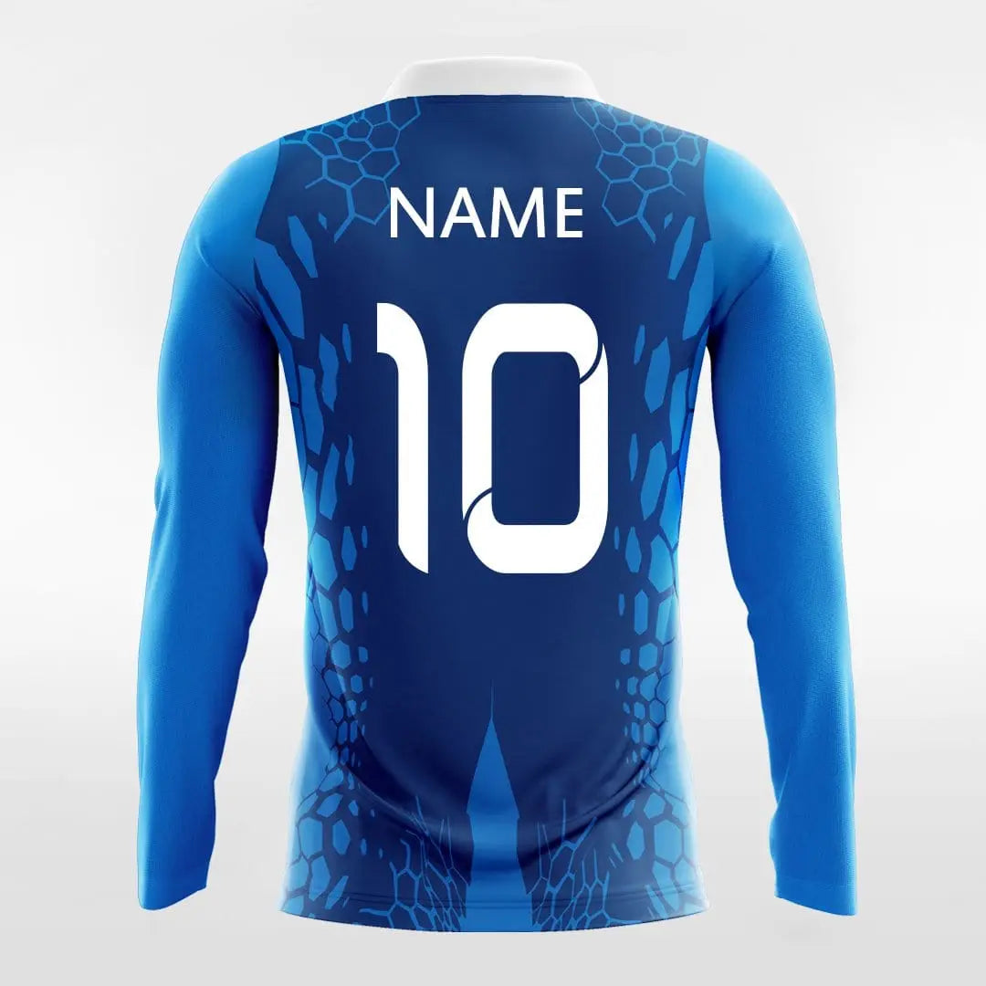 Cikers Sports Soccer Jersey Dragon Vein - Customized Men's Long Sleeve Soccer Jersey