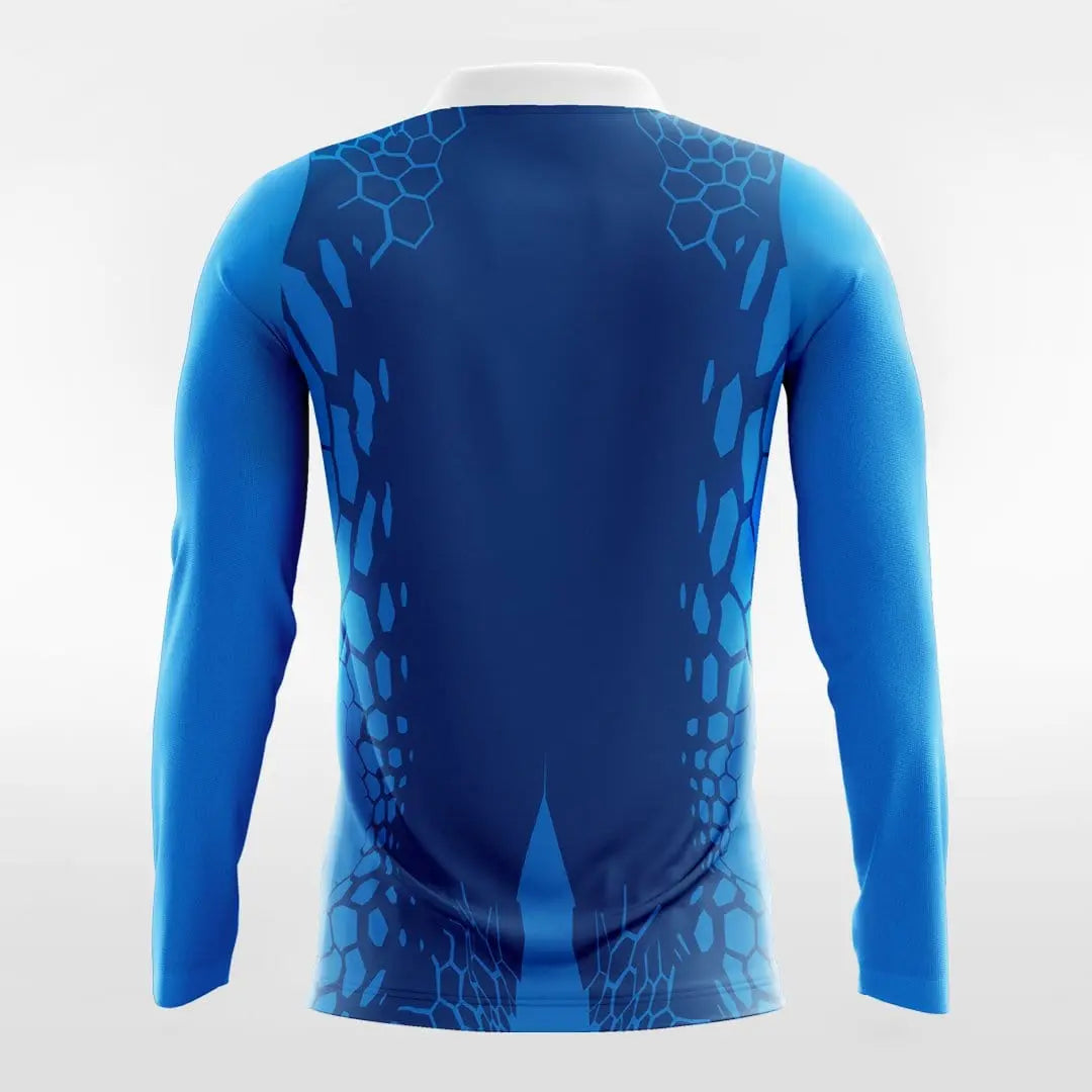 Cikers Sports Soccer Jersey Dragon Vein - Customized Men's Long Sleeve Soccer Jersey