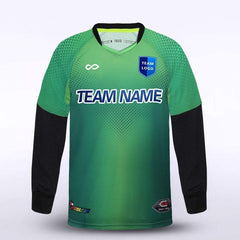 Cikers Sports Soccer Jersey Flying Fish - Customized Kids Long Sleeve Goalkeeper Jersey