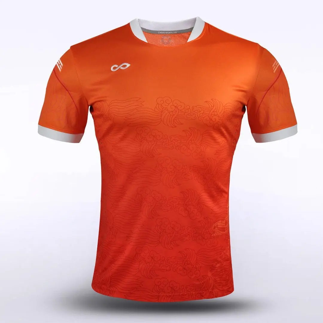 Cikers Sports Soccer Jersey Orange / S Phoenix Flight - Men's Sublimated Football Shirt