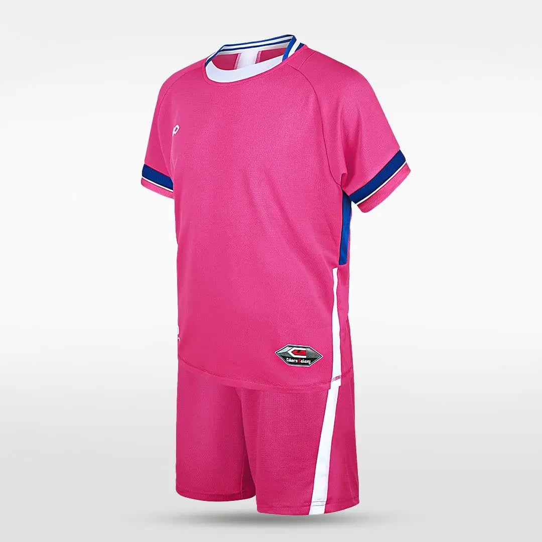 Cikers Sports Soccer Jersey Pink / 120 Pure - Kid's Football Kit Style 3