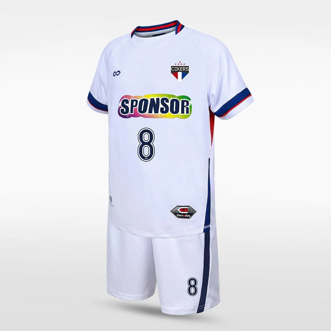 Cikers Sports Soccer Jersey Pure - Kid's Football Kit Style 3