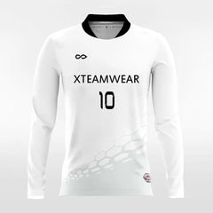 Cikers Sports Soccer Jersey White / S Dragon Vein - Customized Men's Long Sleeve Soccer Jersey