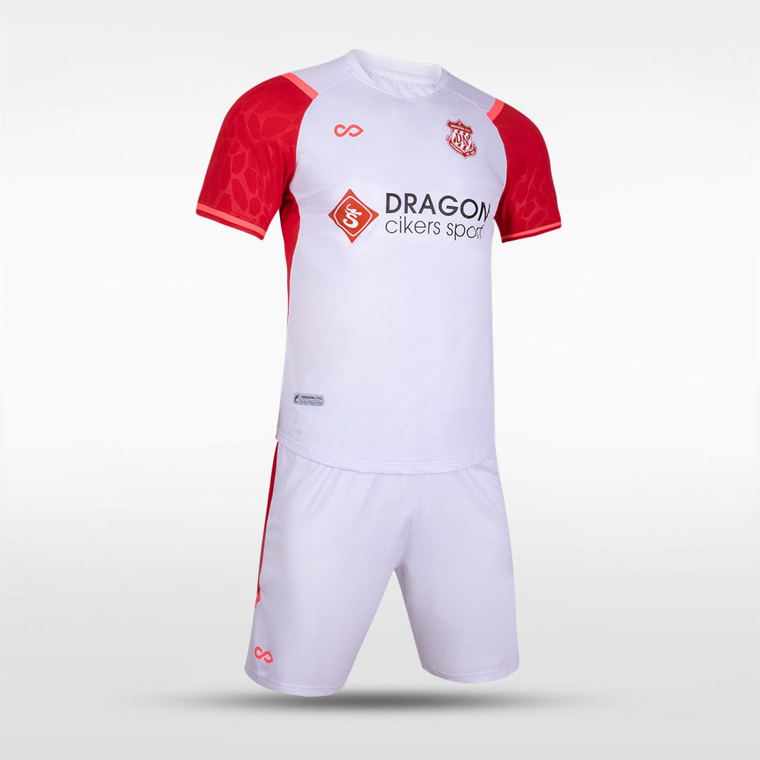 Cikers Sports Soccer Jersey White / S Dragon Vein Style 4 - Customized Mens Soccer Kit