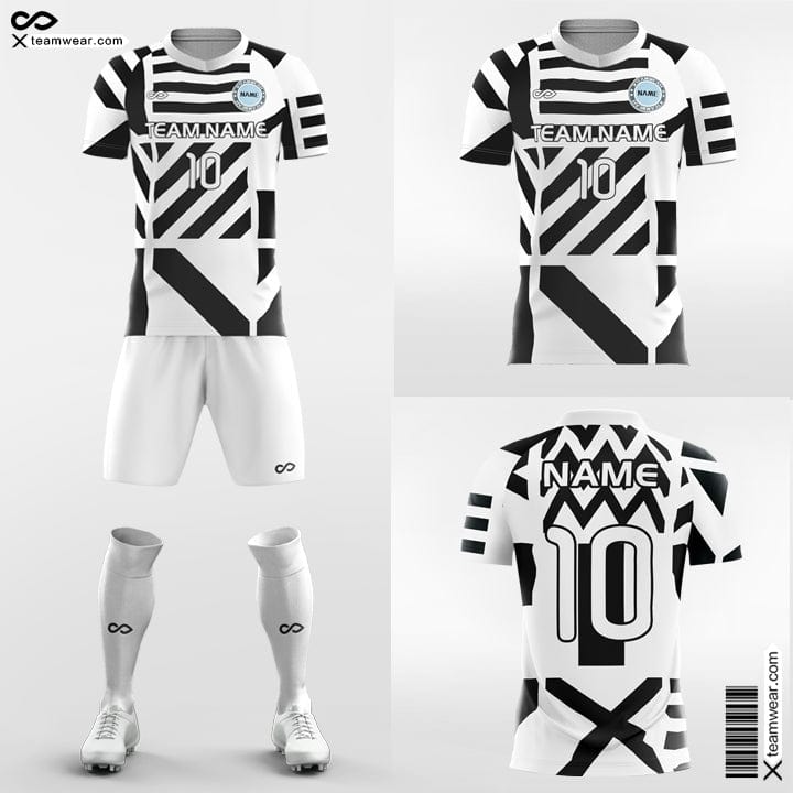 Cikers Sports Soccer Uniforms Geometric Print - Men Custom Soccer Uniforms Sublimated