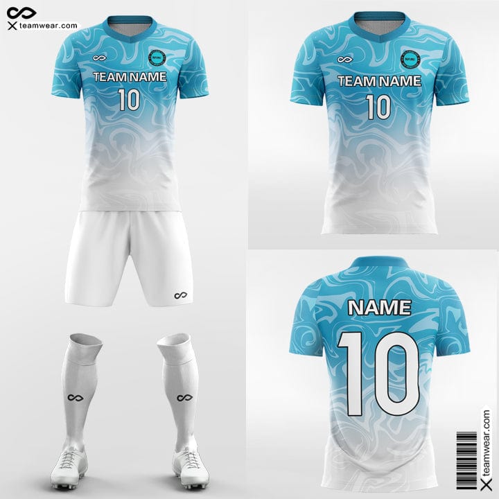 Cikers Sports Soccer Uniforms Gradient - Kids Custom Soccer Uniforms Sublimated