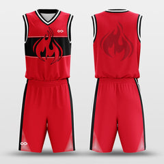 Cikers Sports The Flame - Customized Sublimated Basketball Set