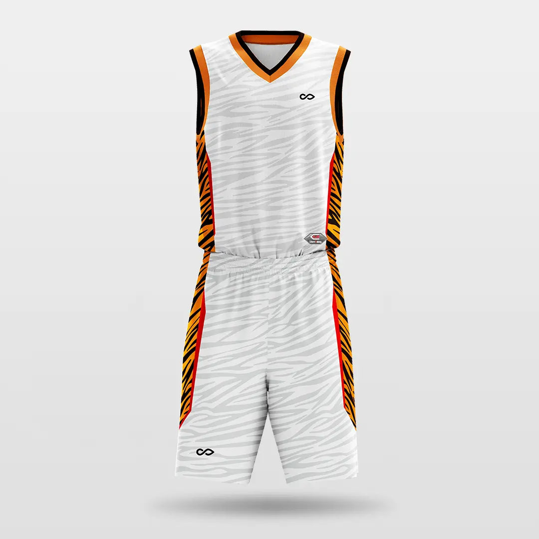 Cikers Sports Tiger stripes - Customized Sublimated Basketball Set